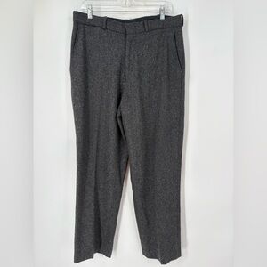 Polo Ralph Lauren Pants Mens Wool Blend Trousers  Zip Charcoal Gray 36x30